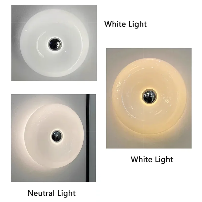 lampe sol moderne blanc orange adhésive éclairage quotidien salle manger contemporain