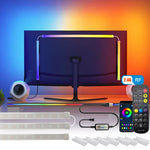 ruban led multicolore moderne 24 27 32 34 pouces synchronisation musicale application télécommande