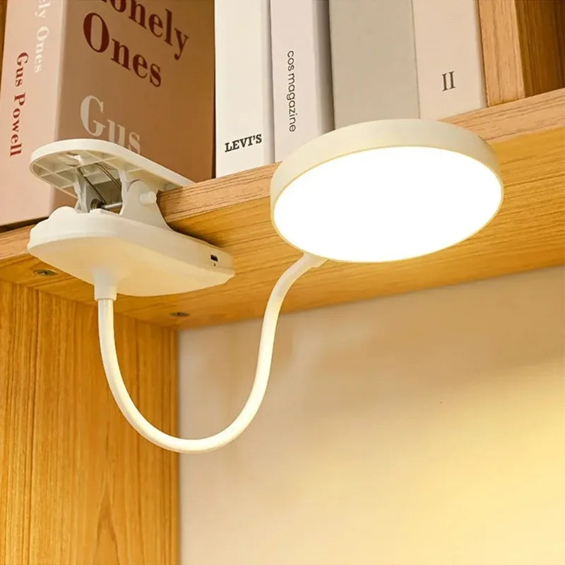 lampe rechargeable led blanc moderne minimaliste clip tactile 60lm 10w ab