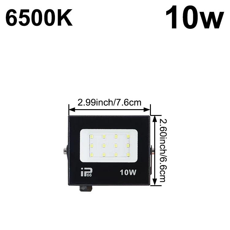 projecteur led moderne 6500k rgb étanche garage extérieur 220v 10w 200w