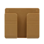 support mural smartphone télécommande rangement stockage adhésif blanc gris moderne minimaliste rechargeable organisateur