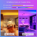 ampoule led intelligente blanc moderne wifi synchronisation musique 220v 50000h 120deg flux2492000lm