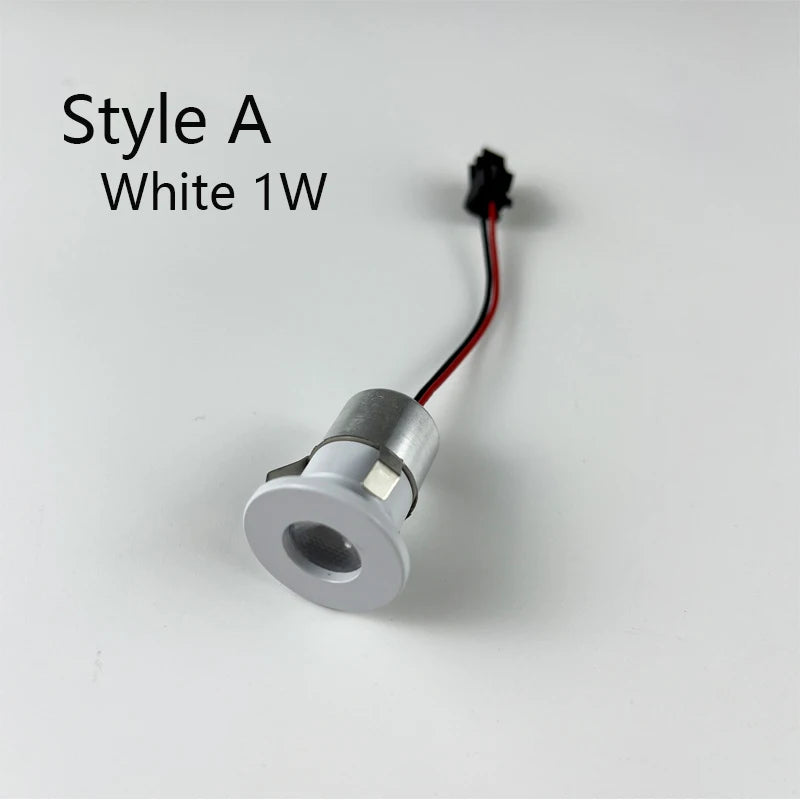 projecteur led spot blanc noir moderne câble adaptateur 12v 85 265v