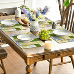 Set de table lin confortable et anti-rides pour cuisine