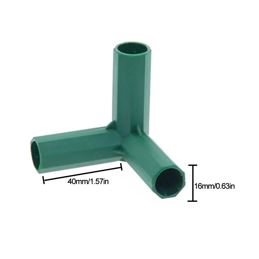 connecteurs tiges plastique abs vert jardin outils accessoires plantation