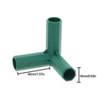 connecteurs tiges plastique abs vert jardin outils accessoires plantation