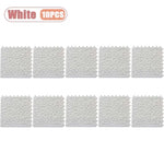 tapis sol antidérapant cailloux gris blanc moderne 30cm 30cm clips geometrique