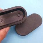 cache pieds meubles antiderapants niveleurs pvc noir blanc adhésifs protège sol mat