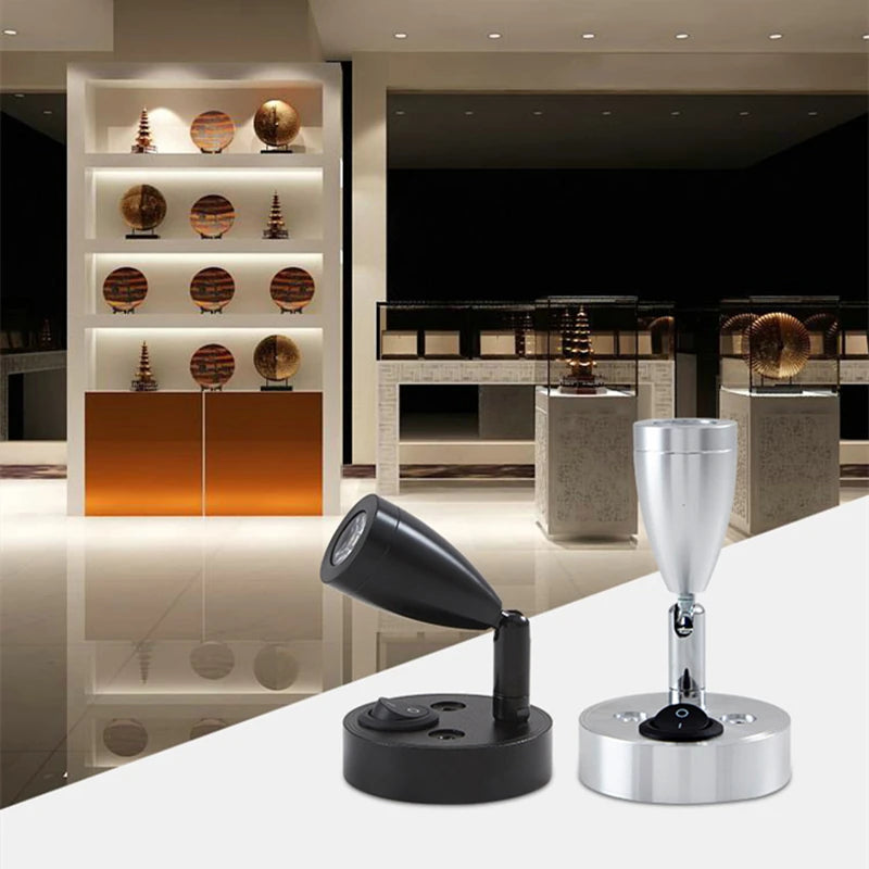 lampe table led 12v noir argent contemporaine réglable interrupteur aluminium mat