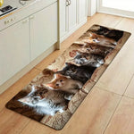 tapis moderne chatons multicolore adhésif salon chambre prière 40x60cm 50x80cm 40x120cm 50x150cm
