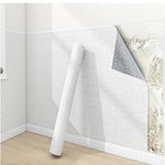 papier peint adhésif moderne blanc gris rose opaque PVC chambre minimaliste