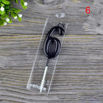 bougies numériques anniversaire noires décoration gâteau moderne adhésif