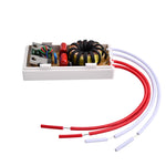 transformateur électrique blanc industriel 12v 220v 20w 60w câbles bobines condensateurs