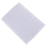 étiquettes adhésives blancs rectangulaires inscriptibles adhésifs précision papier manuscrits 10 feuilles 10x20mm