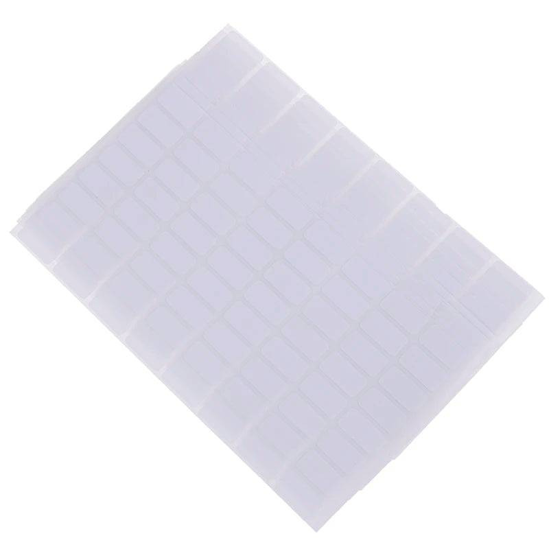 étiquettes adhésives blancs rectangulaires inscriptibles adhésifs précision papier manuscrits 10 feuilles 10x20mm