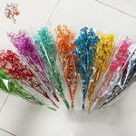 bouquets fleurs séchées multicolores decoration maison anniversaire mariage festive naturelle rustique