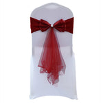 décoration chaise mariage sash papillon tulle organza couleur variée événementiel festive reception simple