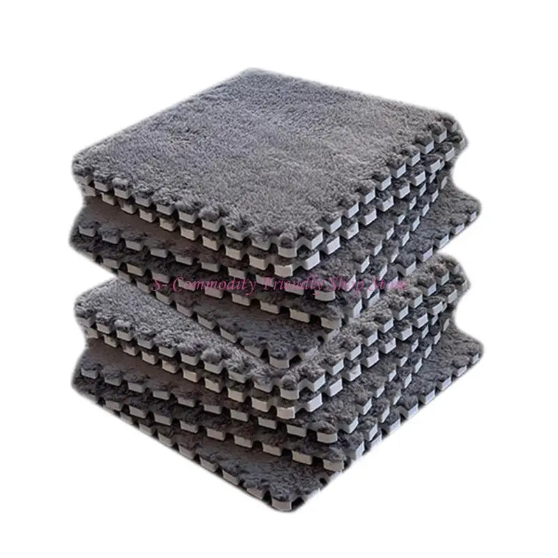 tapis sol carreaux géométriques beige blanc rose violet moderne 30cm 30cm