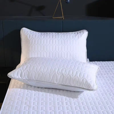 Taie d'oreiller imperméable blanche 48x74cm