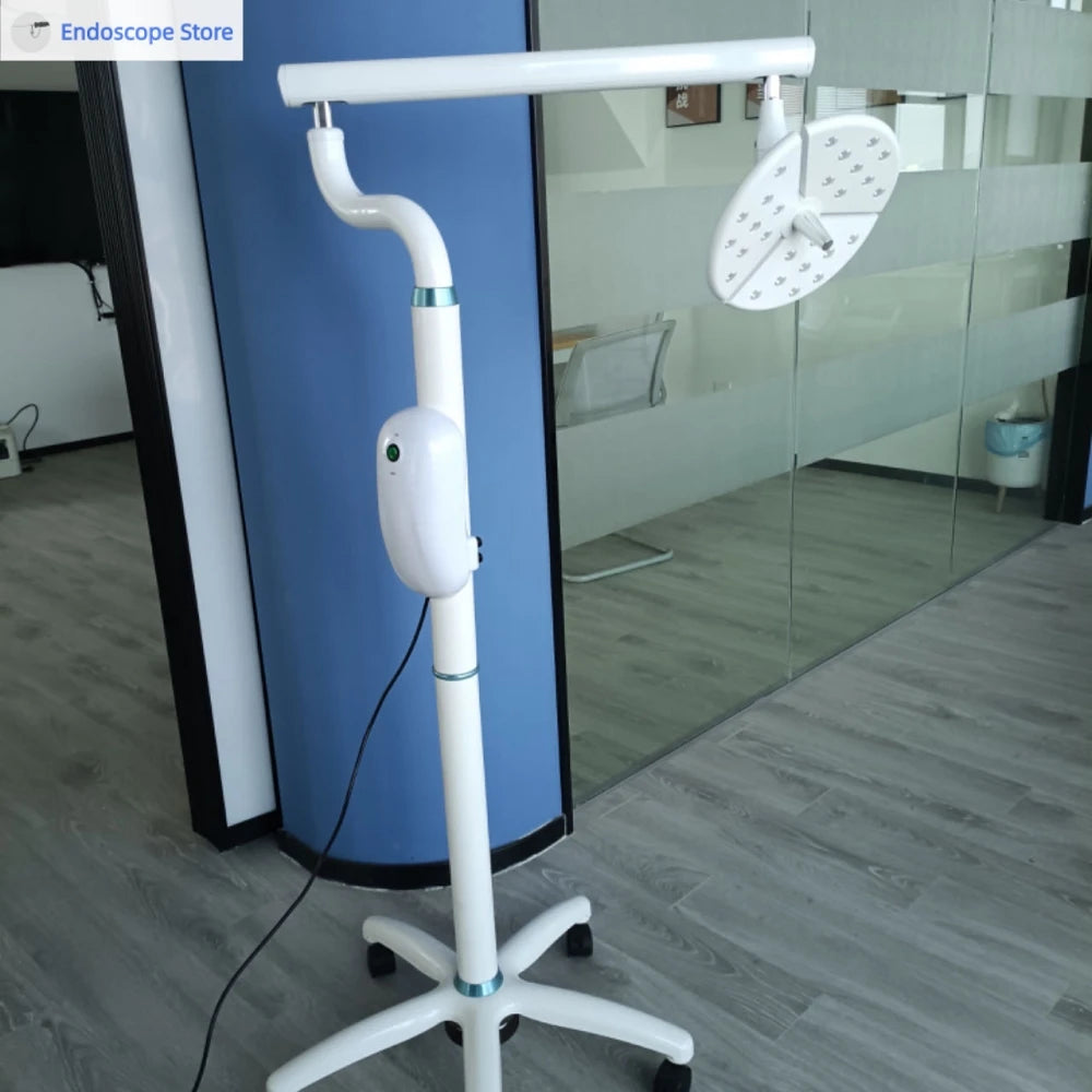 lampe moderne blanc haute luminosité interrupteur tactile réglage luminosité détachable trépied autoclavable