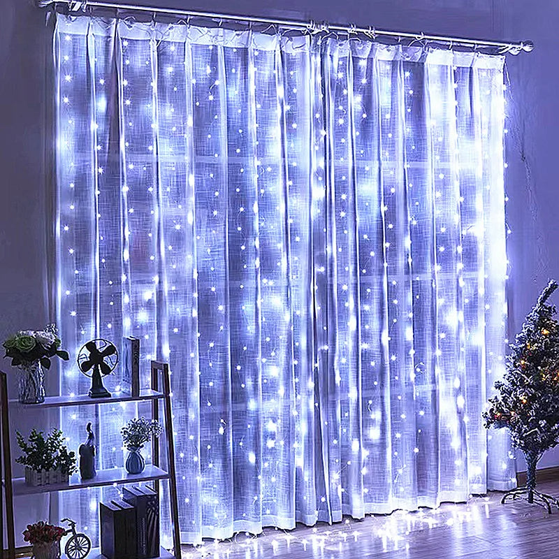 guirlande lumineuse blanc chaud moderne télécommande 3x1m 3x2m 3x3m 4x2m 4x3m 6x1m 6x2m 6x3m