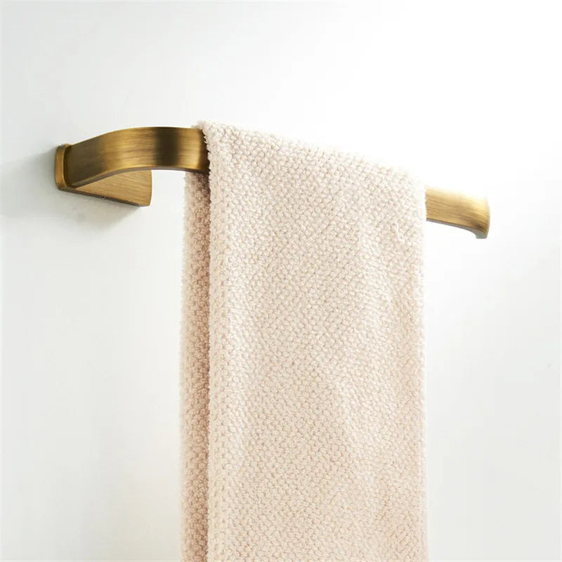 porte serviettes bronze antique porte papier crochet accessoires salle bain ensemble quincaillerie moderne minimaliste