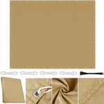 voile soleil beige uni moderne résistante l'eau 2m 2m 2m 3m 3m 3m 4m
