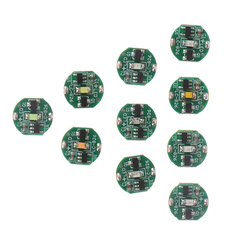 éclairage led vert imprimé circulaire connecteurs électriques opacité circuit led sans fil