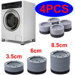 supports anti vibration machine laver pièces gris noir surface perforée base caoutchouc antidérapants