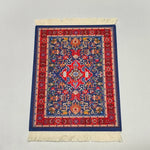 tapis souris motif fleurs persan classique caoutchouc antidérapant informatique bleu