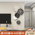horloge murale moderne décoration intérieure aiguille dorée motifs oiseaux bois blanc noir