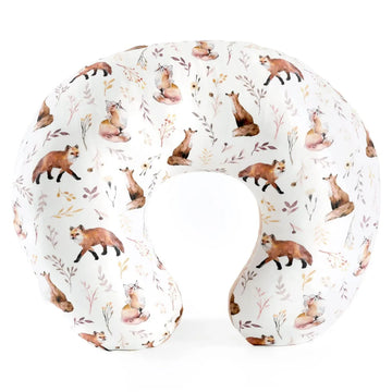 coussin allaitement bébés mois polyester coton moderne doux fleurs motifs géométriques