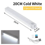 veilleuse led rechargeable capteur mouvement adhésif blanc moderne chambre cuisine