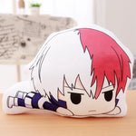 coussins peluche dessin animé my hero academia izuku bakugou shoto manga blanc noir rouges