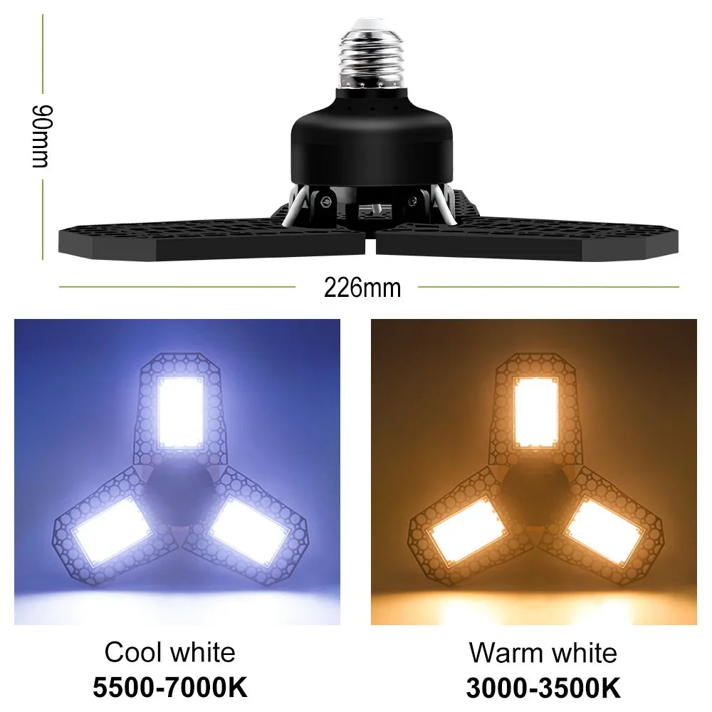 lampe led déformable noir grille hexagonale moderne 90mm 226mm 500lumens 20000h