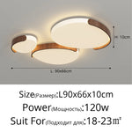 lampe moderne blanc bois naturel rond sans ombre semi encastré led dimmable
