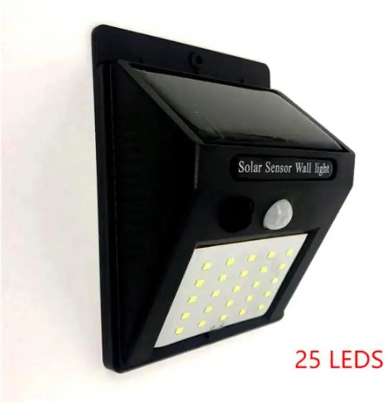 lampe solaire murale noire moderne capteur mouvement ip65 panneau solaire led autonomes