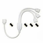 connecteur câble led rgb noir 24v 3528 3014 5050 5730 cee ans
