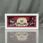 lampe led jujutsu kaisen sukuna rouge blanche bleue violine animée contemporaine chambre deco
