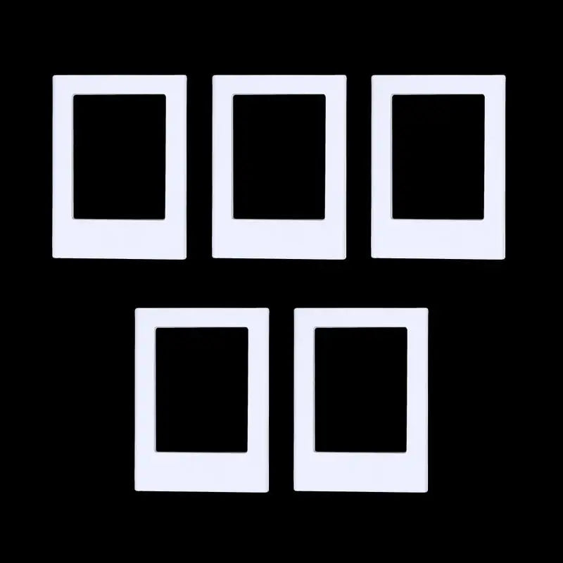 cadres photo aimants transparents modernes couleurs variées instantané fujifilm compatible divers minimaliste pack multiple