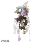 arche mariage fleurs artificielles violet blanc rose bleu classique romantique decoration exterieurintérieur événement festive