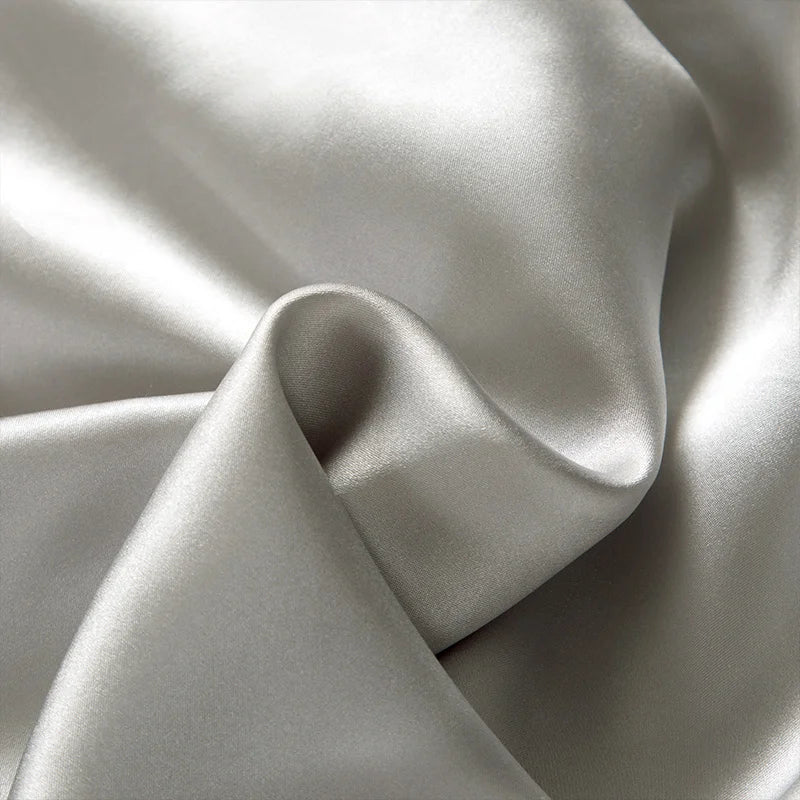 protège oreiller soie mulberry or blanc crème satiné moderne élégant enveloppe non toxique respectueux
