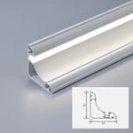 bande lumineuse led moderne blanc opacité vis aluminium 12v 3wintérieur