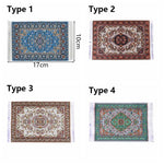 tapis turc ornements floraux géométriques rose rouge rouge foncé bleu or bleu ciel classique