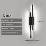 lampe murale or noir contemporaine fixée mur éclairage quotidien chambre salon entree
