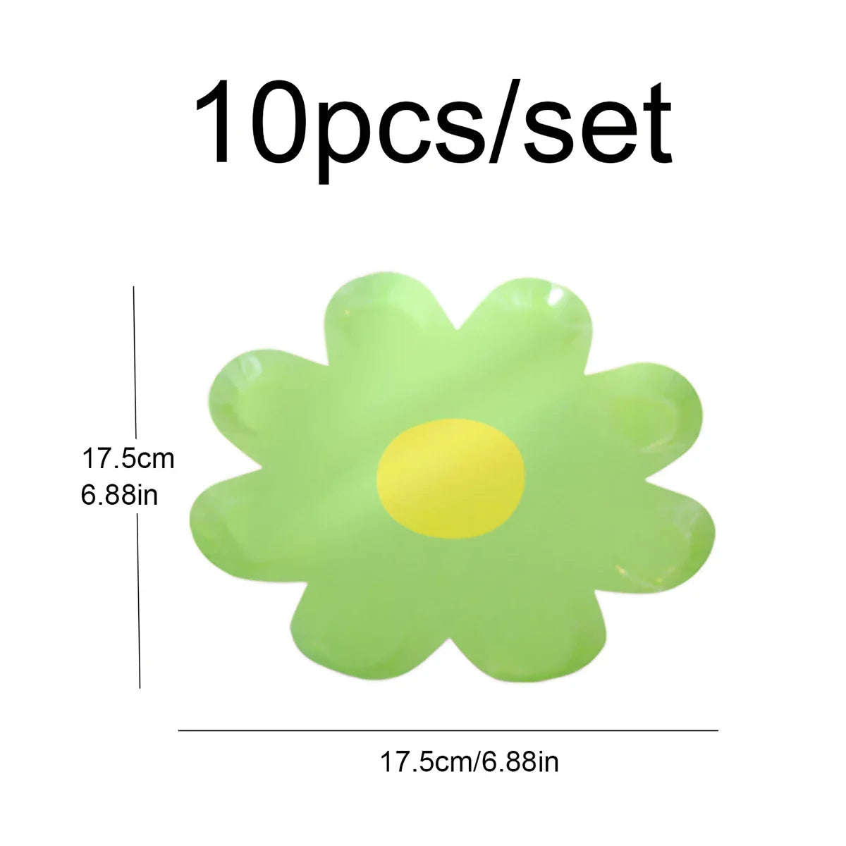 assiettes jetables fleurées anniversaire moderne enfantin blanc rose vert violet
