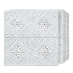 panneaux décoratifs muraux motif géométrique diamants floraux adhésifs modernes blancs rouges verts bleus