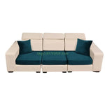 housses canapé velours 100% polyestère vert olive gris bleu marine marron moderne printemps été