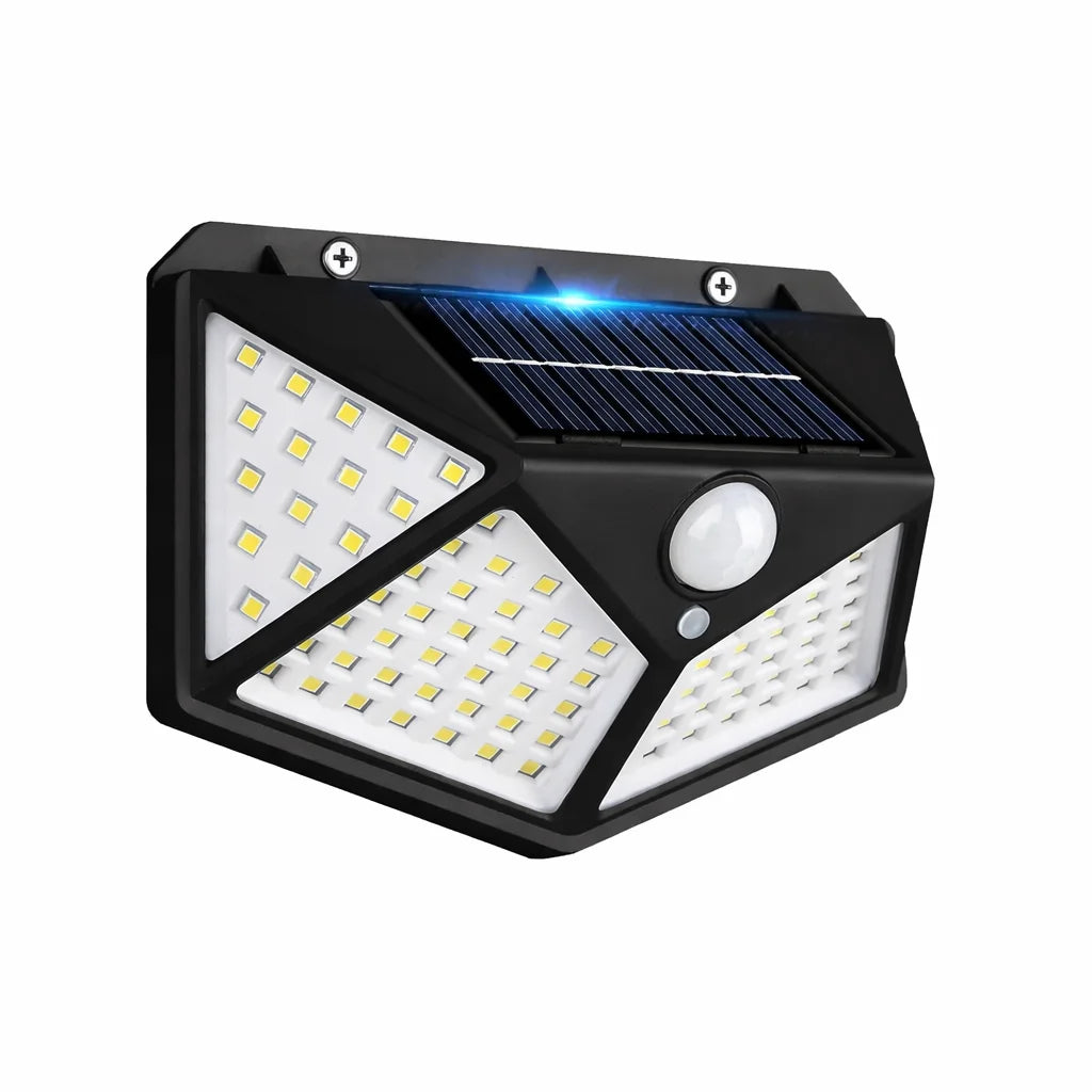 lampe solaire murale noire quadrillée moderne détecteur mouvement ip44 abs ledextérieur sécuritésolarvis tactile