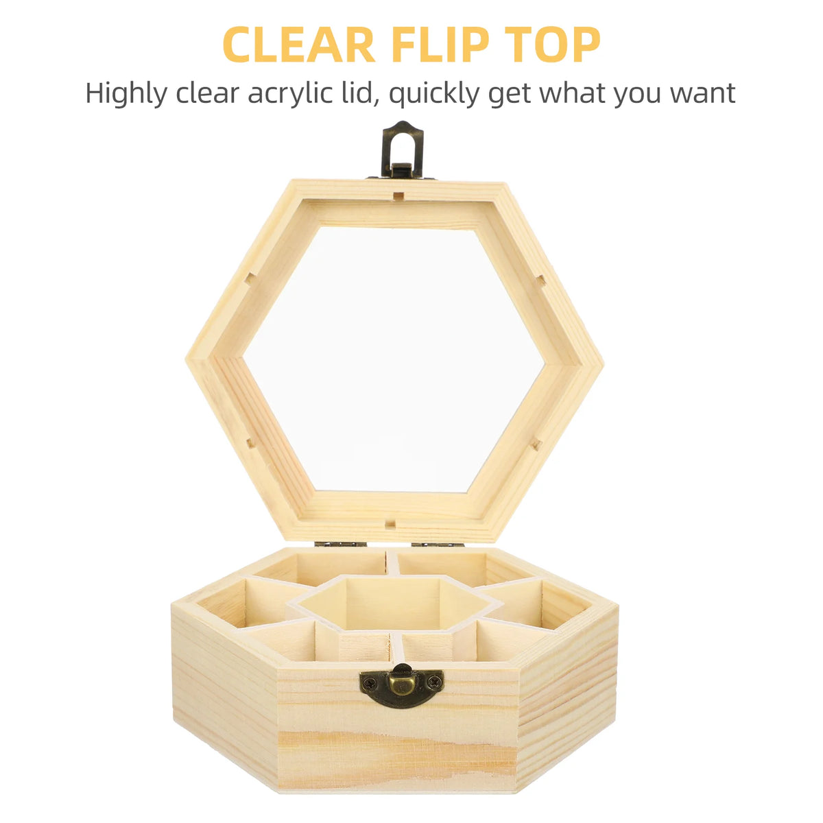 boîte bijoux bois naturel classique cadenas rangement bijoux handmade storage box